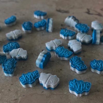 Blue and White Skype mdma for sale